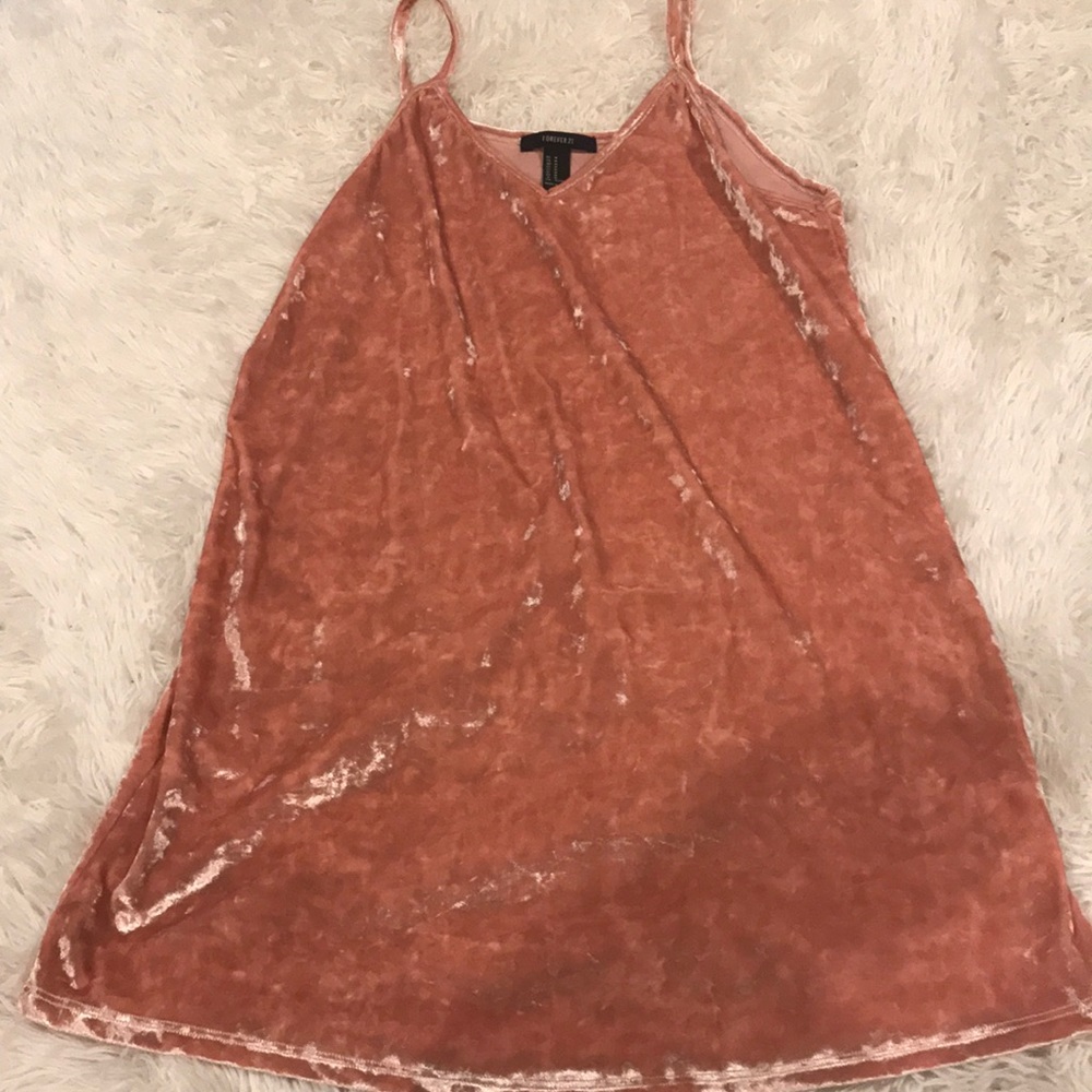 Muave velvet dress